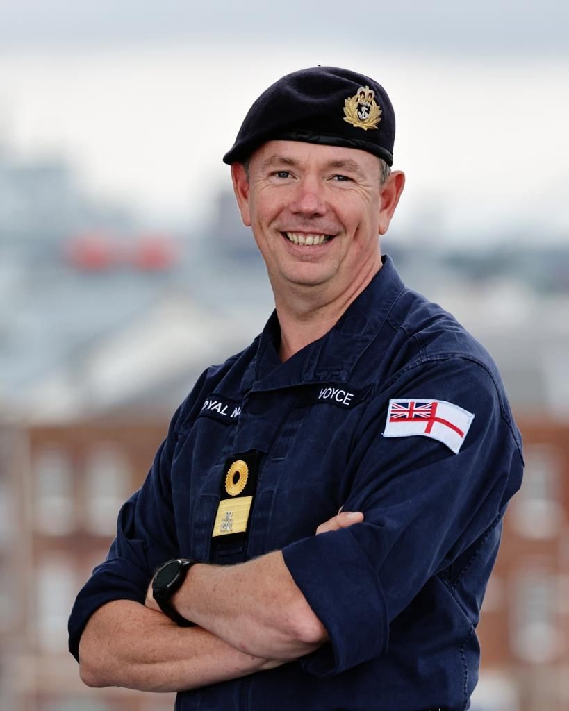 Commodore John Voyce OBE ADC, Royal Navy Naval Base Commander Portsmouth